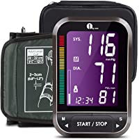 Tensiómetro de Brazo de uso Doméstico Bluetooth con Gran Manguito de 22-42cm- Pantalla Digital LCD Retroiluminada- APP…